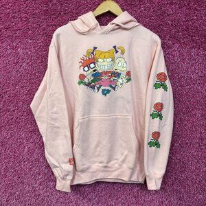 Rugrats Neff Pink Hoodie Pullover Medium